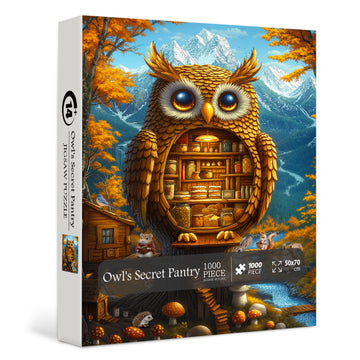 Puzzle di Owl's Secret Pantry puzzle 1000 pezzi